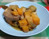 Foto del paso 8 de la receta: Chuletas de Cerdo Estofadas con Calabaza