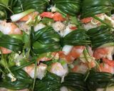 Hình bước làm 6 của món Hành hương cuộn