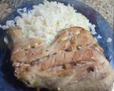 Foto del paso 5 de la receta: Muslo de Pollo al Horno acompañado de arroz con huevo