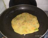 A picture of step 4 of Oats Uttpam.