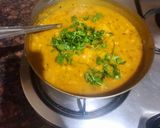 A picture of step 6 of Dal Dhokli.