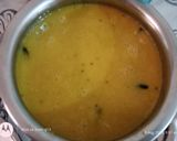 A picture of step 4 of Masoor dal tangy.