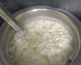 A picture of step 1 of Paneer Sandesh.