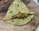 A picture of step 4 of Methi Aloo Paratha.