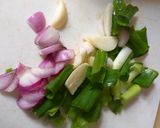 Foto langkah ke 1 dari resep Sayur bayam, wortel dan labu siam kecil.
