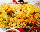 A picture of step 16 of Chicken pulao in my style.