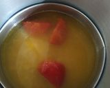 A picture of step 1 of Dal Dhokli.