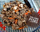 Foto langkah ke 6 dari resep Tuna Suwir Pedas Enak Sederhana.