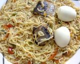 A picture of step 1 of Indomie noodles.