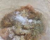 A picture of step 1 of Chicken fajita in Pita.