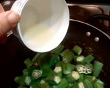 A picture of step 4 of Bhindi Gosht Salan / Mutton Okra Curry.