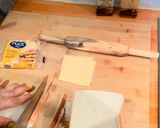 A picture of step 1 of Bread Cheese Rolls.