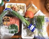 Hình bước làm 1 của món Bún riêu dã chiến ở Tokyo(ブンリュウ)