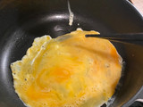 Stir fried eggs and Chinese chives