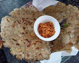 A picture of step 4 of Masala Jowari Bhakri Roti.