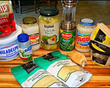 A picture of step 1 of Mike's Hot & Creamy Seafood Artichoke Spinach Dip.