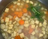 Zöldségleves recept fázis 2 fotója
