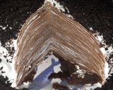 Foto langkah ke 4 dari resep Oreo crepe cake.