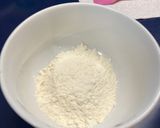 A picture of step 1 of Fluffy Pancakes (eggless).