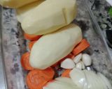 Foto del paso 1 de la receta: Pollo al horno con verduras