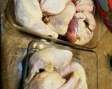 A picture of step 1 of Rosemary chicken.