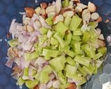 A picture of step 2 of Jackfruit Seed Chat.