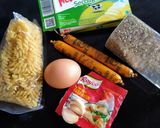 Foto langkah ke 1 dari resep Makaroni telor jajan sd.