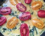 Une image de l'étape 3 de Omelette au four, épinards /jambon/comté.