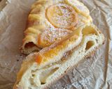 Foto del paso 8 de la receta: Coca Sant Joan 2026 v1: Brioche relleno de cabello de ángel con crema y naranja confitada