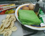 Foto langkah ke 1 dari resep Bread banana puding #BerburuCelemekEmas #resolusi2019 #1.