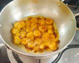 A picture of step 5 of TARO/ ARBI Ki Sabji (kochu / colocasia curry).
