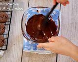 A picture of step 12 of Chocolate Sandwich Cookies / Crispy Cocoa Cookies filled with a Smooth Chocolate Cheese Cream.