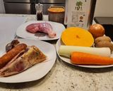 Foto del paso 1 de la receta Caldo de pollo y chorizo