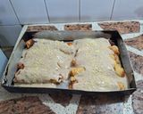 Foto del paso 15 de la receta: Canelones con masa de arroz relleno cremoso de atún y choclos