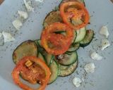 Foto del paso 5 de la receta Calabacín, tomates asados y mozzarella