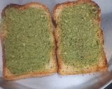 A picture of step 2 of Chutney Cheese Sandwich.