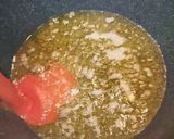 A picture of step 3 of Spinach stew / vegetable stew.