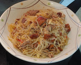 燒鴨炒金菇粉絲的食譜步驟4照片
