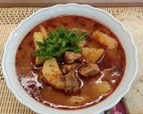 Otthon melege gulyásleves 🍲 recept fázis 6 fotója