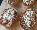 A picture of step 3 of Beef and Egg Barquitas.