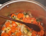 Borsóleves csipetkével recept fázis 1 fotója