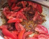 A picture of step 5 of Brinjal,Potatoes n Capsicum#authors marathon.