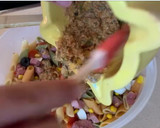 Foto del paso 10 de la receta: Ensalada de pasta con pavo al ajillo | ¡Plato de aprovechamiento!