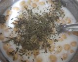 A picture of step 5 of Boondi Raita.