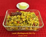 A picture of step 7 of Lauki (Bottlegourd) Stir Fry.