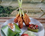 Foto langkah ke 10 dari resep Sate Lilit Tempe dengan Teri Sambal Matah.