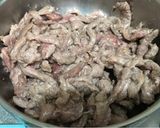 沙茶牛肉炒空心菜的食譜步驟1照片