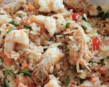 รูปขั้นตอนการทำที่ 1 ของ ข้าวผัดกุ้ง