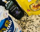 Foto del paso 6 de la receta: ENTRADA FRÍA DE FIDEOS MOSTACHOL Y POLLO (con condimento cremoso y crutones) 🥗🥙🥗