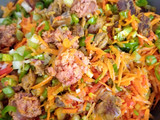 Arroz especial de Mollejas y chorizos de la casa